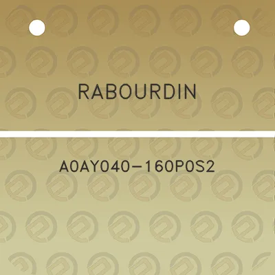 rabourdin-a0ay040-160p0s2