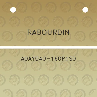 rabourdin-a0ay040-160p1s0