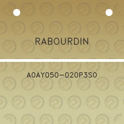 rabourdin-a0ay050-020p3s0