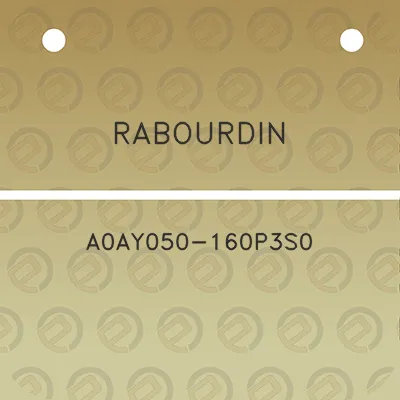 rabourdin-a0ay050-160p3s0