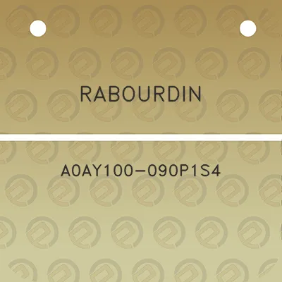 rabourdin-a0ay100-090p1s4