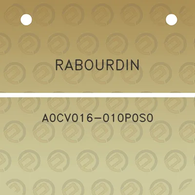 rabourdin-a0cv016-010p0s0