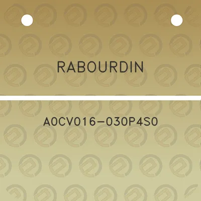 rabourdin-a0cv016-030p4s0