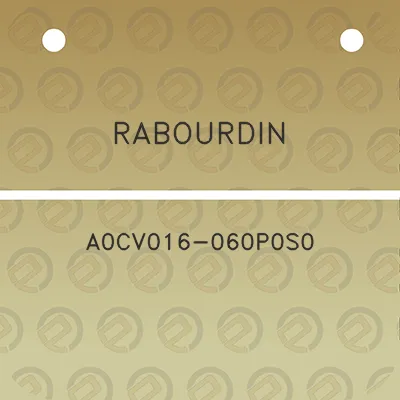 rabourdin-a0cv016-060p0s0