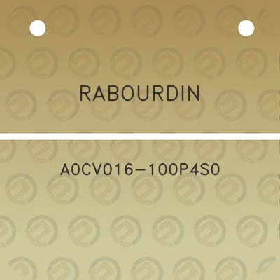 rabourdin-a0cv016-100p4s0