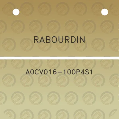 rabourdin-a0cv016-100p4s1