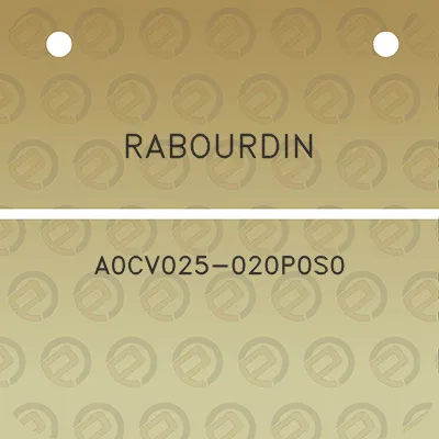 rabourdin-a0cv025-020p0s0