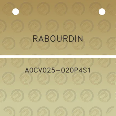 rabourdin-a0cv025-020p4s1