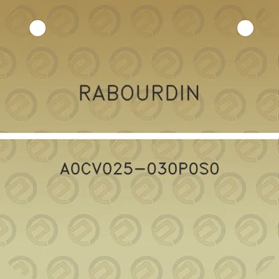 rabourdin-a0cv025-030p0s0