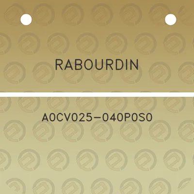 rabourdin-a0cv025-040p0s0