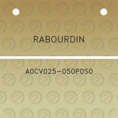 rabourdin-a0cv025-050p0s0