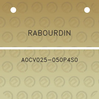 rabourdin-a0cv025-050p4s0