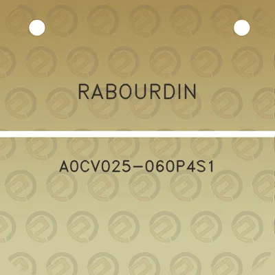 rabourdin-a0cv025-060p4s1