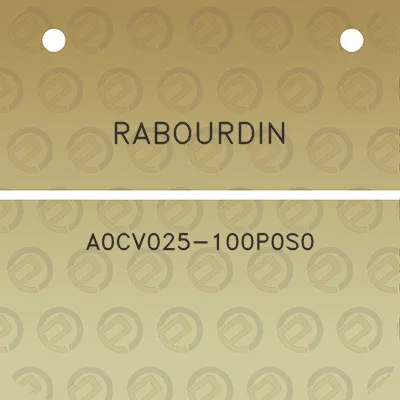 rabourdin-a0cv025-100p0s0