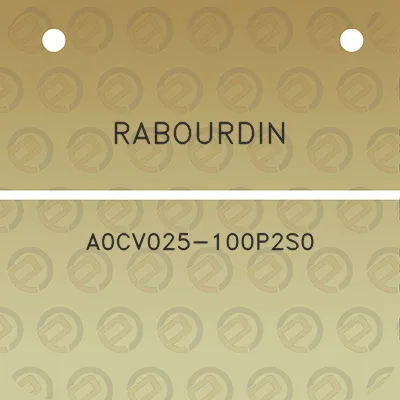 rabourdin-a0cv025-100p2s0