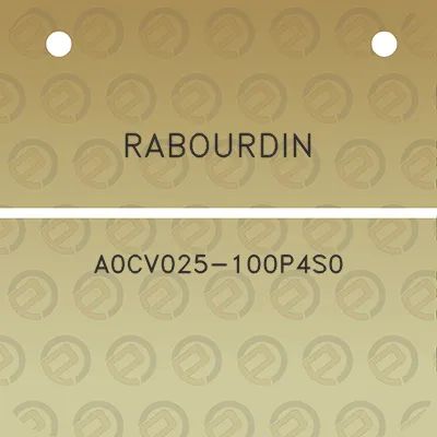 rabourdin-a0cv025-100p4s0