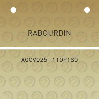 rabourdin-a0cv025-110p1s0