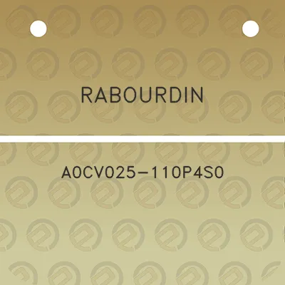 rabourdin-a0cv025-110p4s0