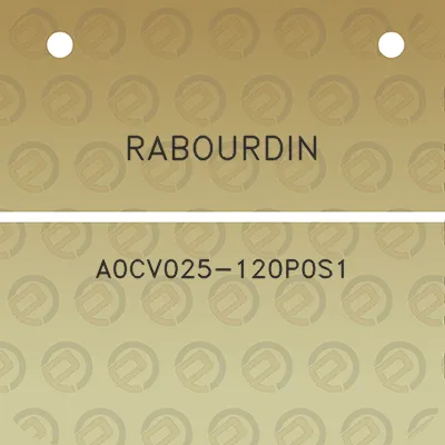 rabourdin-a0cv025-120p0s1