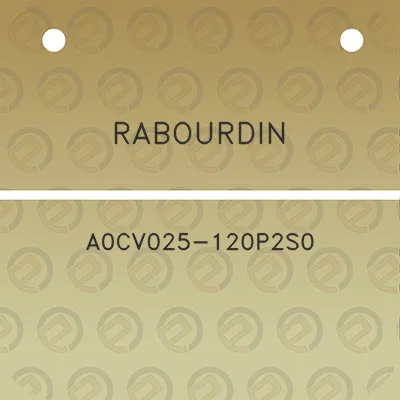 rabourdin-a0cv025-120p2s0