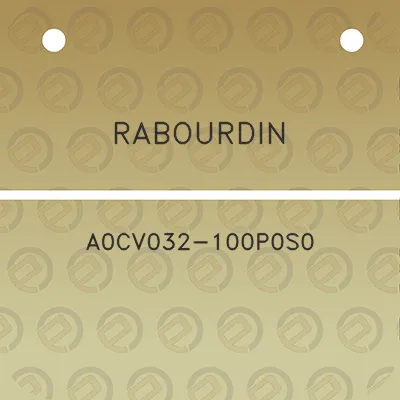 rabourdin-a0cv032-100p0s0