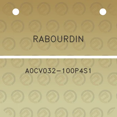 rabourdin-a0cv032-100p4s1