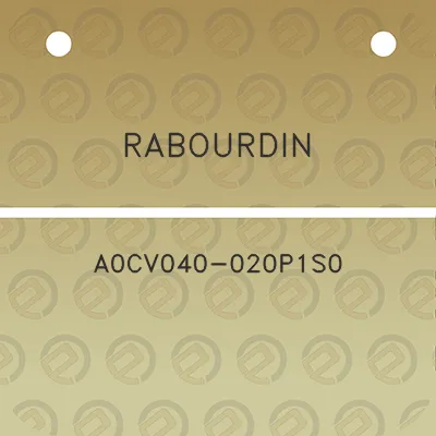 rabourdin-a0cv040-020p1s0