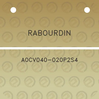 rabourdin-a0cv040-020p2s4