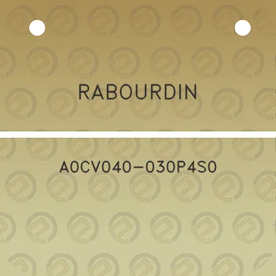 rabourdin-a0cv040-030p4s0