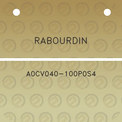 rabourdin-a0cv040-100p0s4