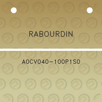 rabourdin-a0cv040-100p1s0