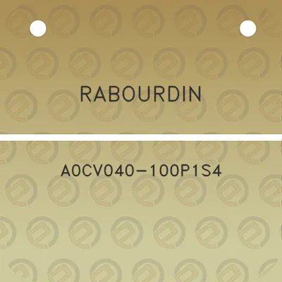 rabourdin-a0cv040-100p1s4