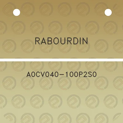 rabourdin-a0cv040-100p2s0