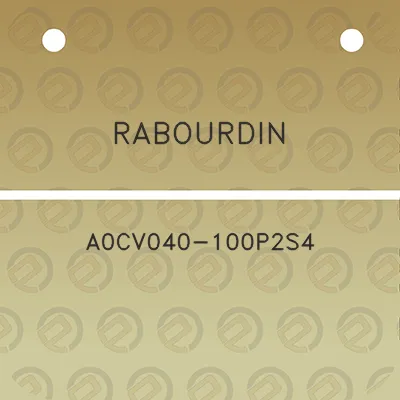 rabourdin-a0cv040-100p2s4