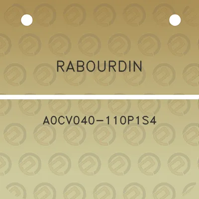 rabourdin-a0cv040-110p1s4