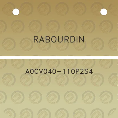 rabourdin-a0cv040-110p2s4