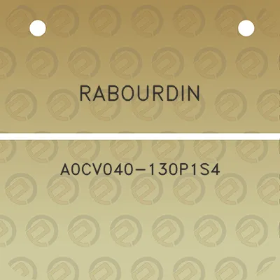 rabourdin-a0cv040-130p1s4