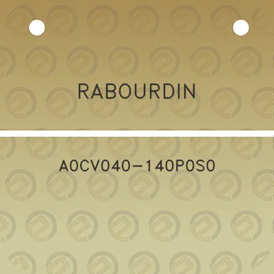 rabourdin-a0cv040-140p0s0