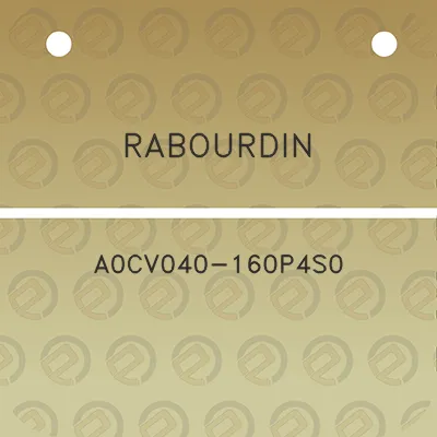 rabourdin-a0cv040-160p4s0