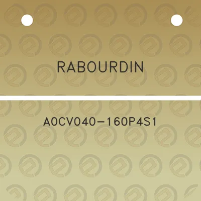 rabourdin-a0cv040-160p4s1