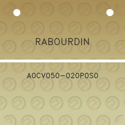 rabourdin-a0cv050-020p0s0