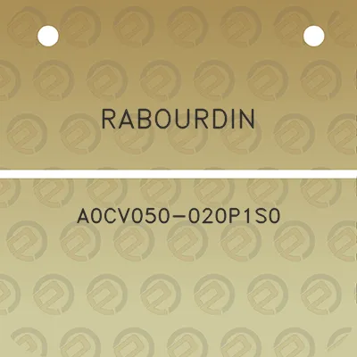 rabourdin-a0cv050-020p1s0