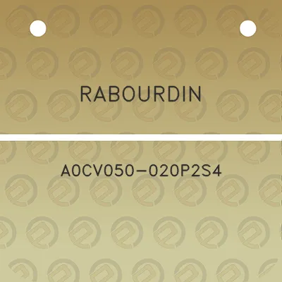 rabourdin-a0cv050-020p2s4