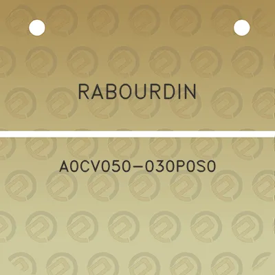 rabourdin-a0cv050-030p0s0