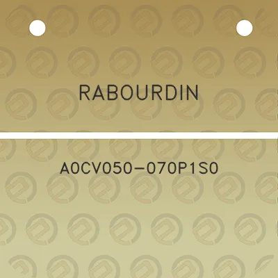 rabourdin-a0cv050-070p1s0