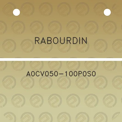 rabourdin-a0cv050-100p0s0