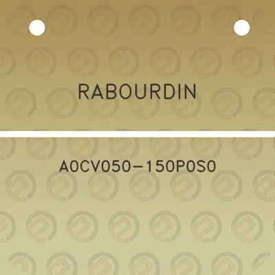 rabourdin-a0cv050-150p0s0