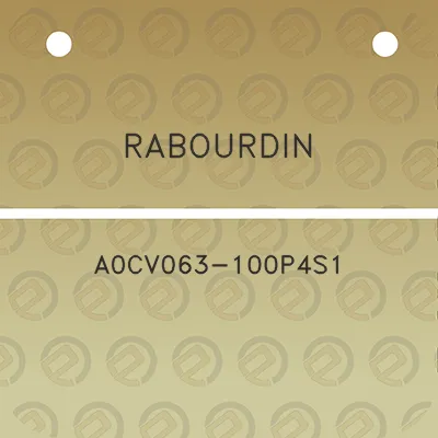 rabourdin-a0cv063-100p4s1