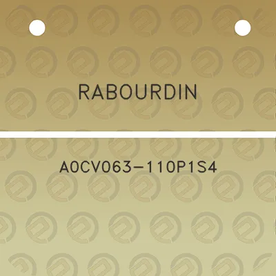 rabourdin-a0cv063-110p1s4