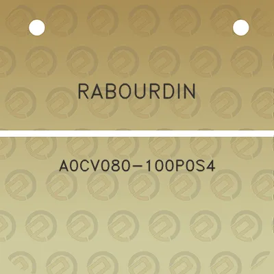 rabourdin-a0cv080-100p0s4